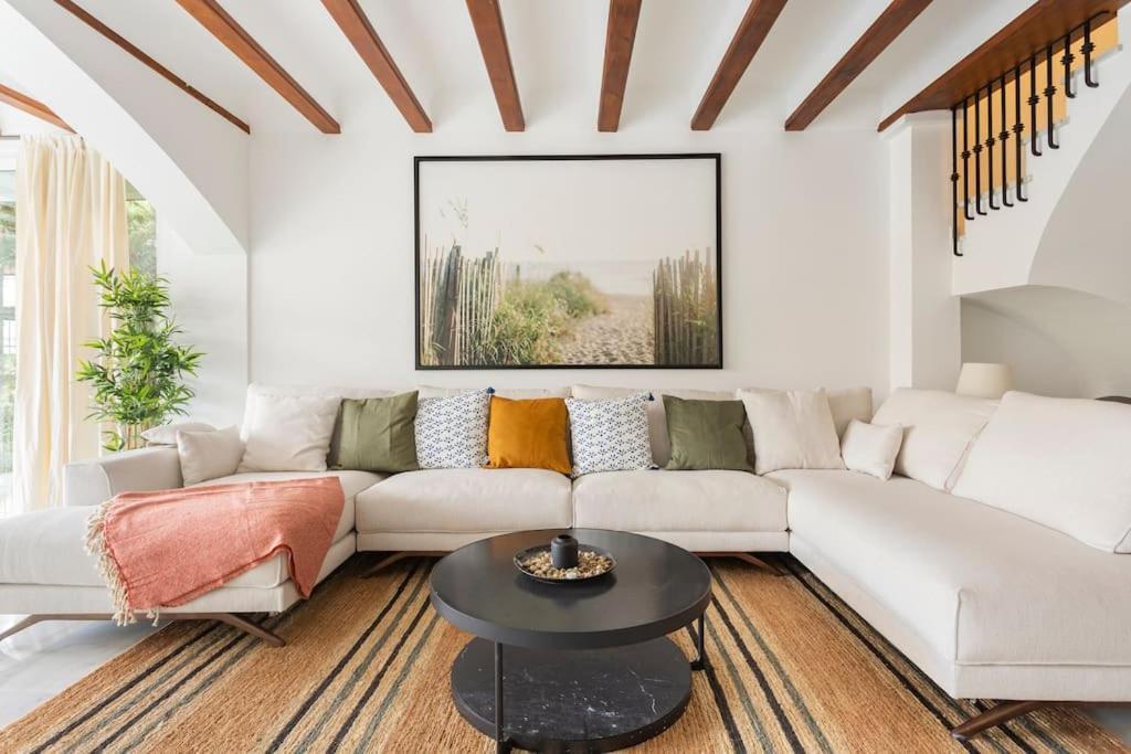 Stylish Spanish 3 Bd Townhouse On The Golden Mile Marbella Bagian luar foto
